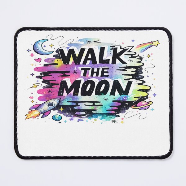 Item preview, Cosmic Moon Typography Design | Colorful Galaxy Space Art | Retro Celestial Aesthetic designed and sold by artistezone.
