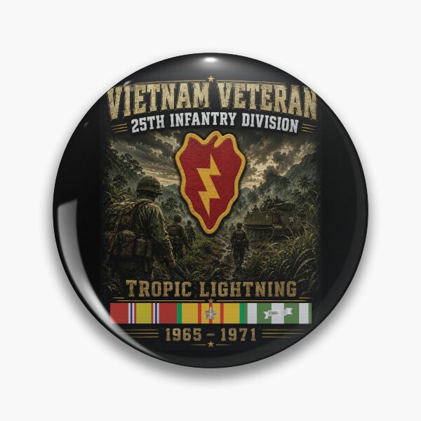 Item preview, 25th Infantry Division - Vietnam Veteran designed and sold by Military Insignia Products.
