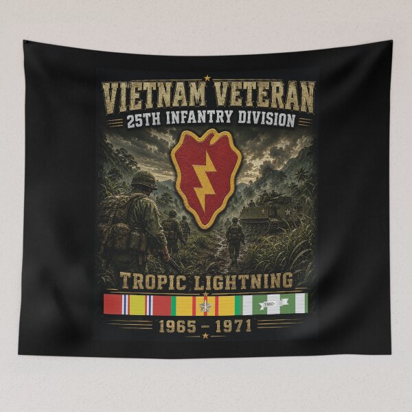 Item preview, 25th Infantry Division - Vietnam Veteran designed and sold by Military Insignia Products.