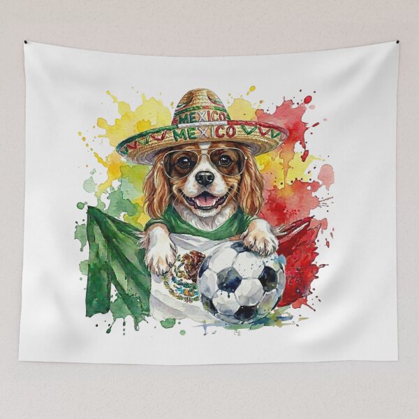 Item preview, Blenheim Cavalier King Charles World Cup Mexico Suppawter designed and sold by The Suppawters.