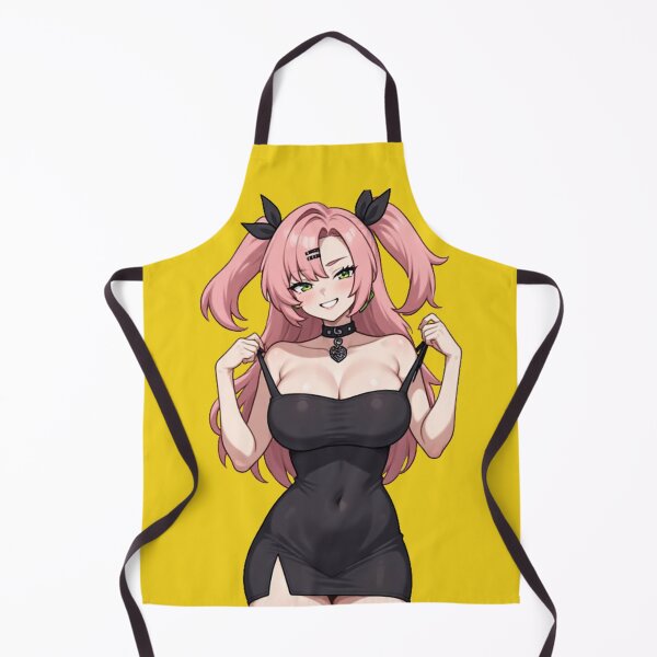 Item preview, Anime E-Girl with Pink Hair in Black Dress Waifu Aesthetic designed and sold by Jimakmo.