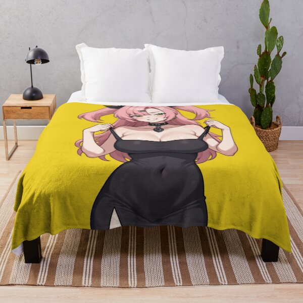 Item preview, Anime E-Girl with Pink Hair in Black Dress Waifu Aesthetic designed and sold by Jimakmo.