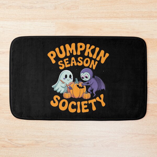 Item preview, Pumpkin Season Society Cute Ghost and Bat Halloween Design designed and sold by Raw Tigers.
