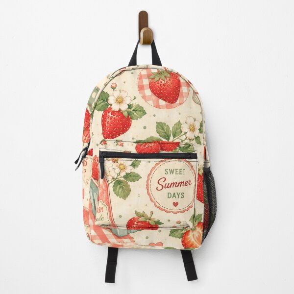 Item preview, Cute Strawberry Pattern | Summer Fruit Seamless Print designed and sold by Aramdesing.