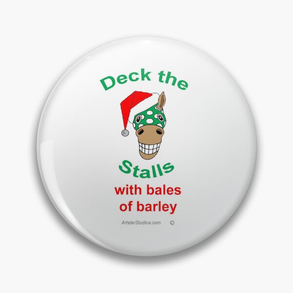 Item preview, Deck the stalls with bales of barley. designed and sold by ArtstarStudios.