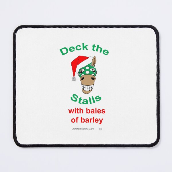Item preview, Deck the stalls with bales of barley. designed and sold by ArtstarStudios.