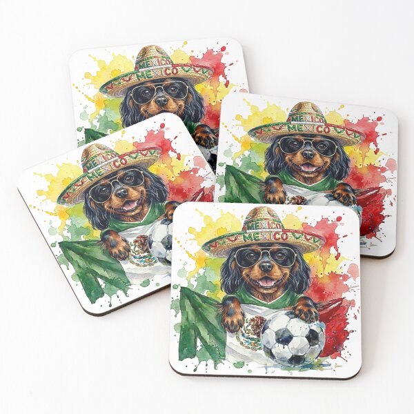 Item preview, Cavalier King Charles b/t World Cup Mexico Suppawter designed and sold by The Suppawters.