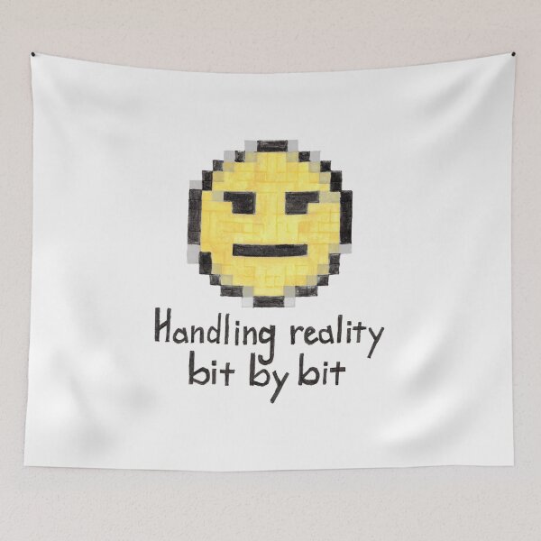 Item preview, Handling Reality Bit by Bit designed and sold by theOffbeatCamel.