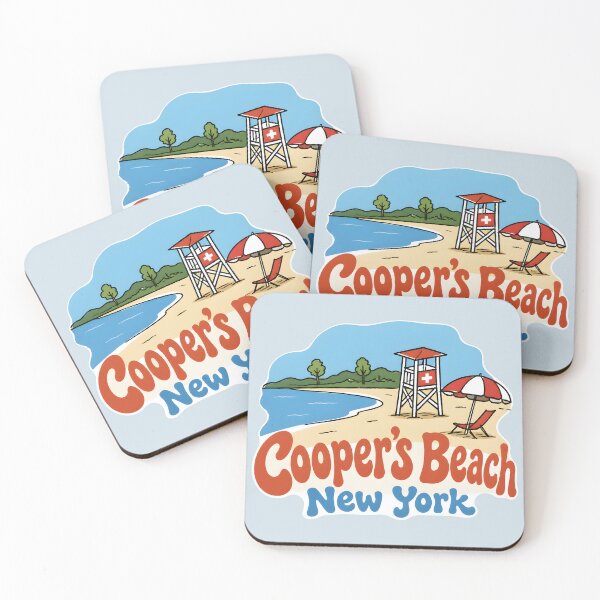 Item preview, Cooper's Beach NY Cute Beach designed and sold by HowToCanadian.