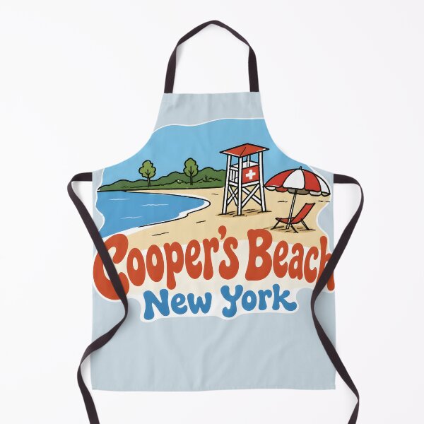Item preview, Cooper's Beach NY Cute Beach designed and sold by HowToCanadian.