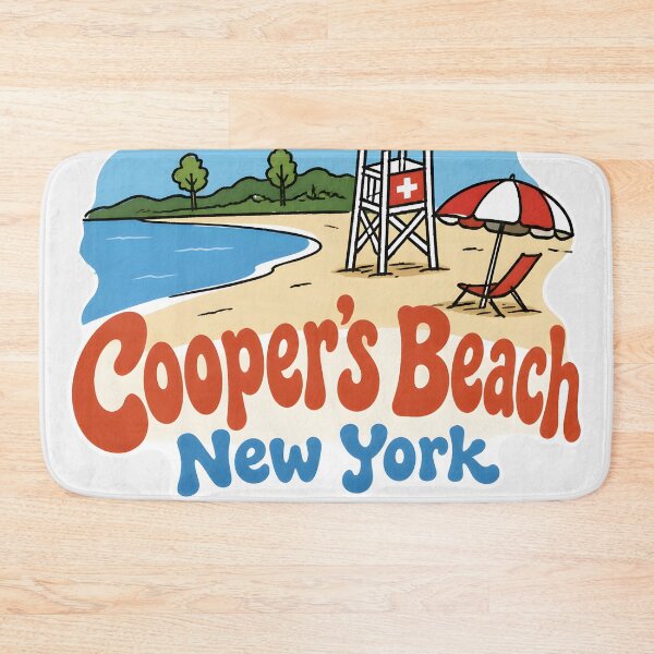 Item preview, Cooper's Beach NY Cute Beach designed and sold by HowToCanadian.