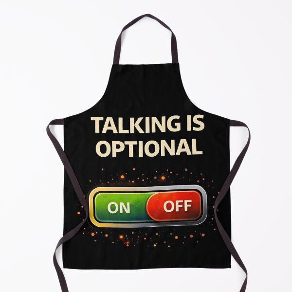 Item preview, Talking Is Optional Introvert Humor Shirt | Anti Social Social Battery Meme Gift designed and sold by FunkyVista.