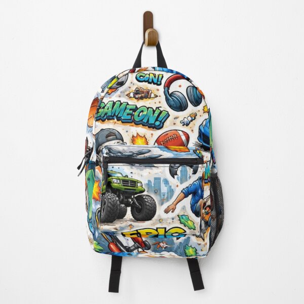 Item preview, Epic Gaming and Skate Sticker Bomb - Cool Streetwear Doodle Pattern designed and sold by gokhanuzen.