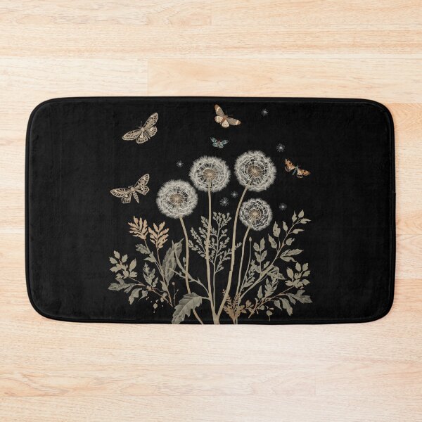Item preview, Dandelion puff and moths designed and sold by uunaa.