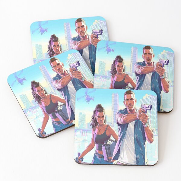 Item preview, GTA VI Lucia and Jason  designed and sold by RecantoSombrio.