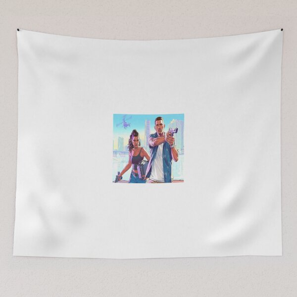 Item preview, GTA VI Lucia and Jason  designed and sold by RecantoSombrio.