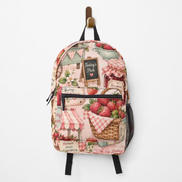 Item preview, Cute Strawberry Pattern | Summer Fruit Seamless Print designed and sold by Aramdesing.