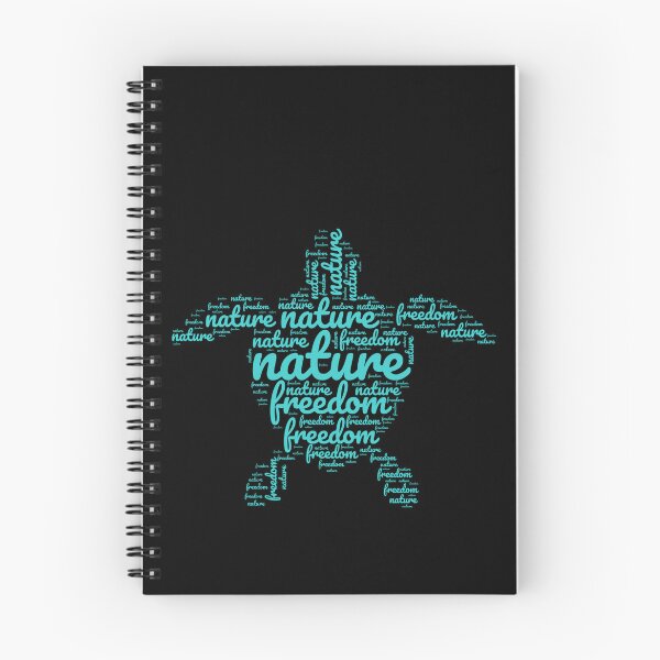 Item preview, Nature Freedom Word Art Turtle Design designed and sold by super-think.