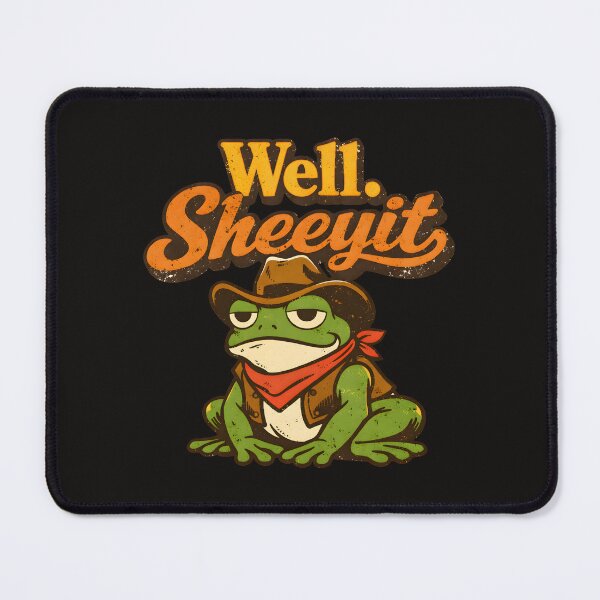 Item preview, Vintage Cowboy Frog Well Sheeyit designed and sold by AwesomeBeyondLimits.