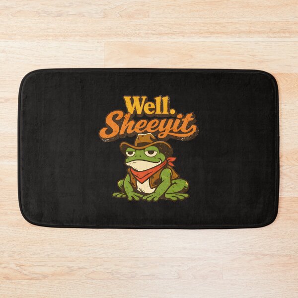Item preview, Vintage Cowboy Frog Well Sheeyit designed and sold by AwesomeBeyondLimits.