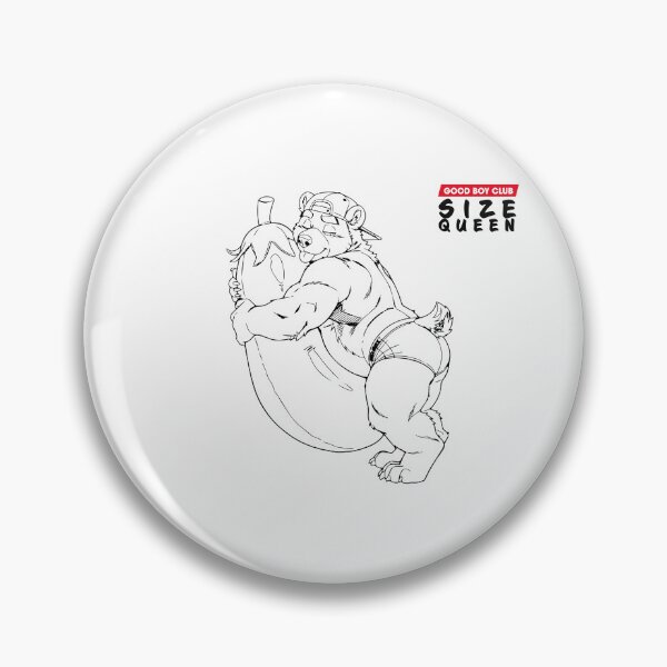 Item preview,  EGGPLANT SIZE QUEEN CUB - BLACK LINEART - GOOD BOY CLUB designed and sold by GOOD BOY CLUB.