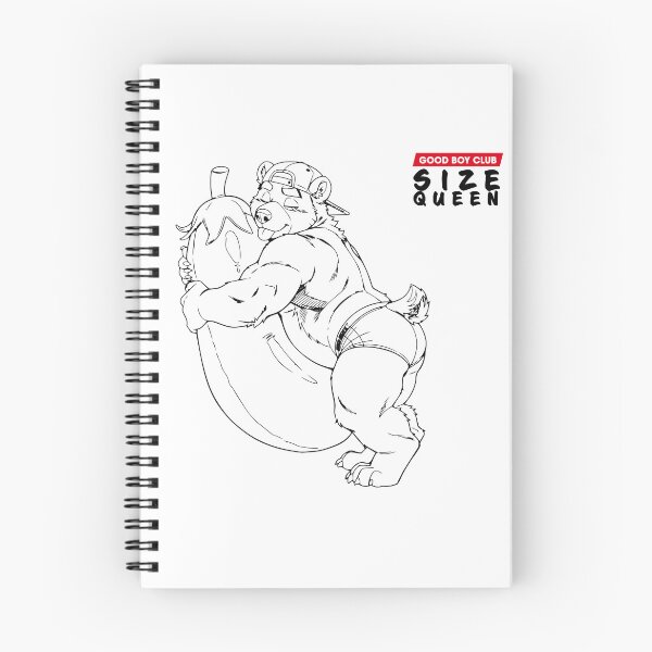 Item preview,  EGGPLANT SIZE QUEEN CUB - BLACK LINEART - GOOD BOY CLUB designed and sold by GOOD BOY CLUB.