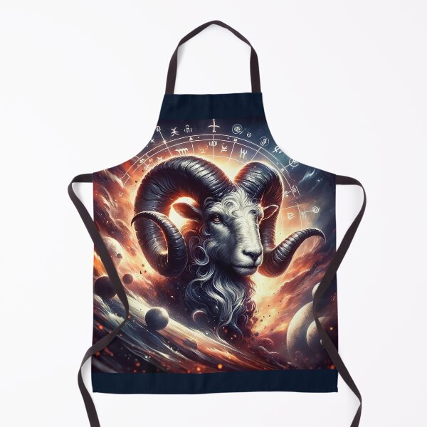 Item preview, Celestial Aries – Zodiac Sign Cosmic Ram designed and sold by UmSkelig834.