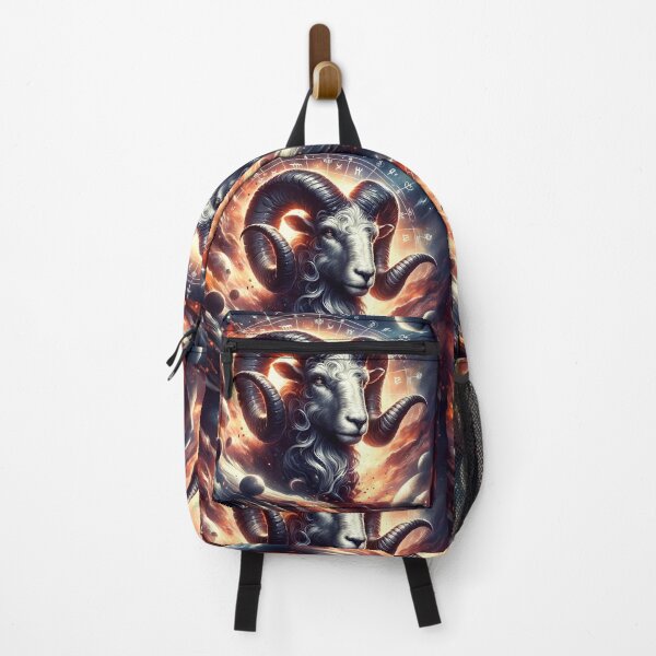 Item preview, Celestial Aries – Zodiac Sign Cosmic Ram designed and sold by UmSkelig834.