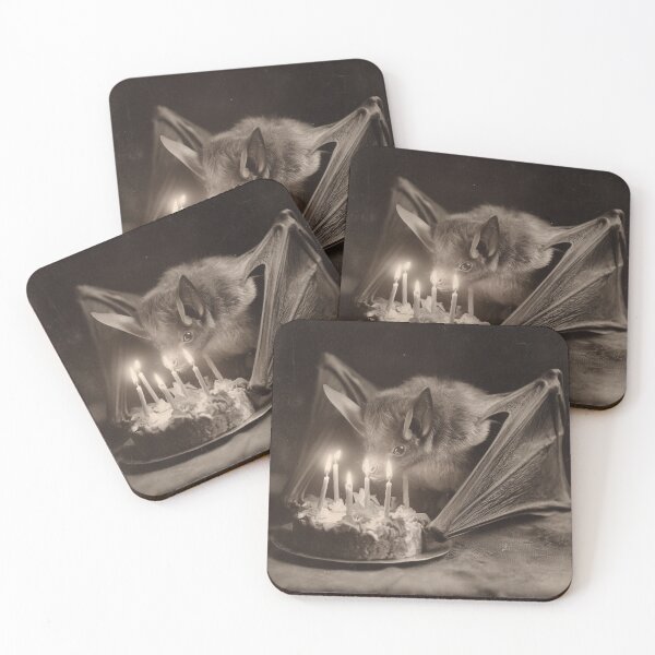 Item preview, Birthday Wish Bat Portrait designed and sold by SpecInkStudio.