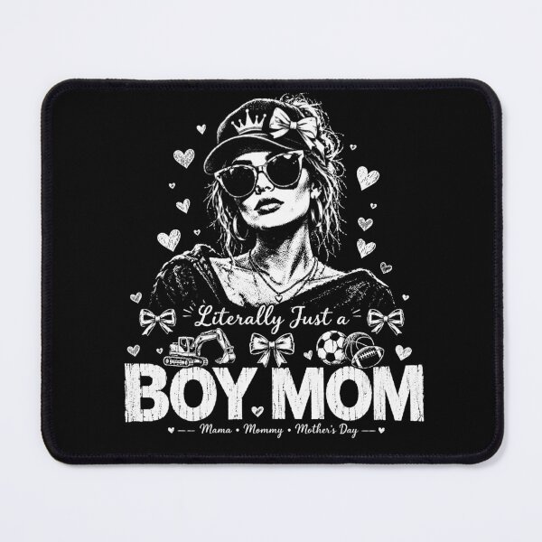 Item preview, Boy Mom Shirt – Literally Just a Boy Mom – Sports Mom Mother’s Day Gift designed and sold by PosiMCreations.