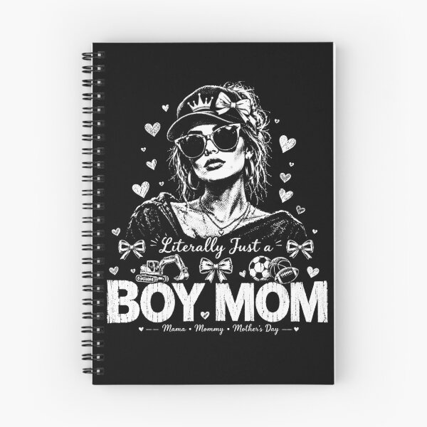Item preview, Boy Mom Shirt – Literally Just a Boy Mom – Sports Mom Mother’s Day Gift designed and sold by PosiMCreations.
