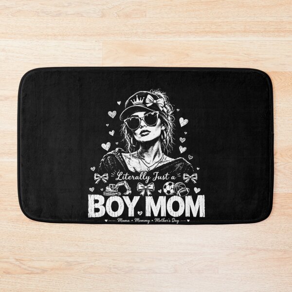Item preview, Boy Mom Shirt – Literally Just a Boy Mom – Sports Mom Mother’s Day Gift designed and sold by PosiMCreations.
