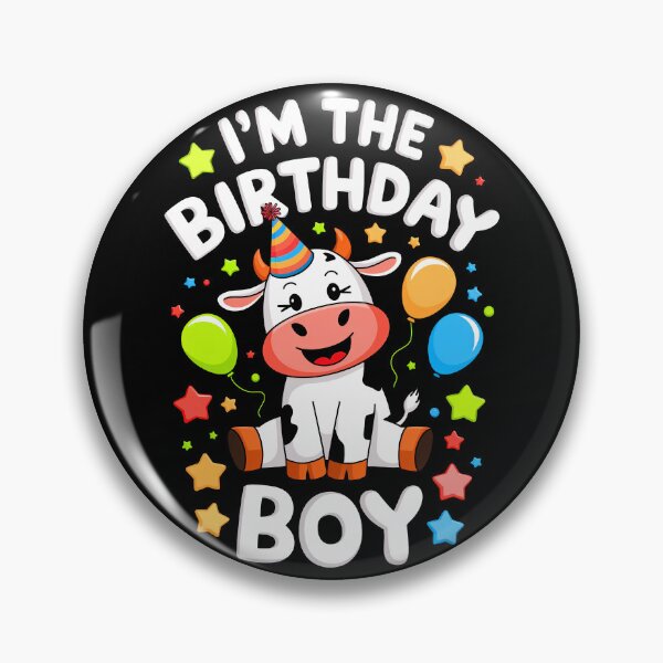Item preview, Funny Cow Birthday Boy Bday Boys Girls Kids designed and sold by rafaeltto.