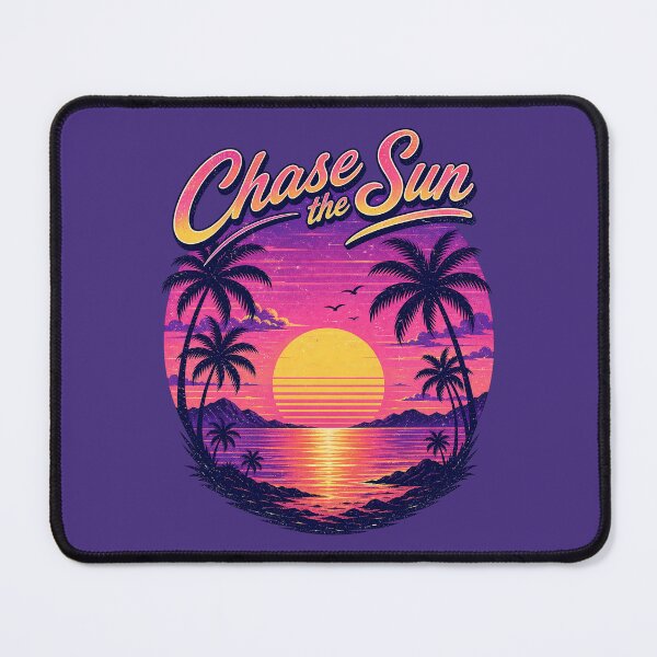 Item preview, Vibrant Retro Neon Synthwave Summer Sunset Beach Design designed and sold by GiggleTime.