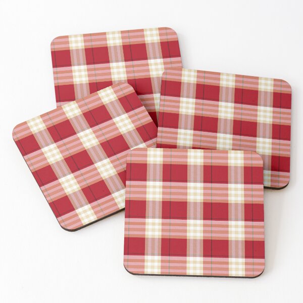 Item preview, Classic Red, Pink and Cream Plaid Pattern designed and sold by daphsam.