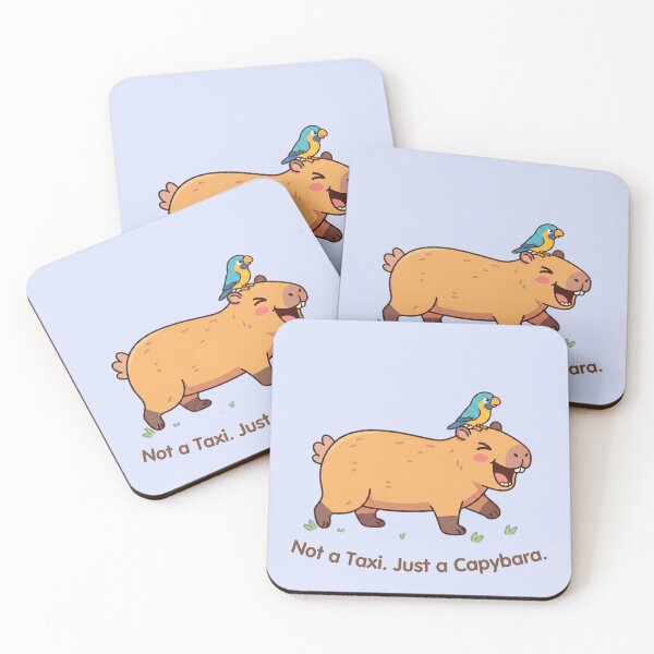 Item preview, Not a Taxi. Just a Capybara. | Funny Capybara Bird Design designed and sold by BCapybara.