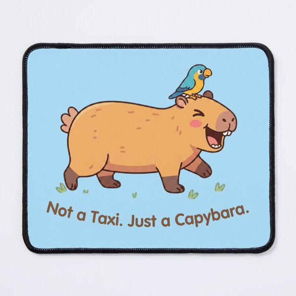 Item preview, Not a Taxi. Just a Capybara. | Funny Capybara Bird Design designed and sold by BCapybara.