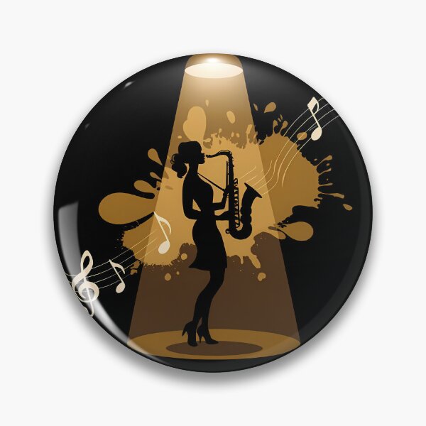 Item preview, Saxophonist in the Spotlight  - International Music day designed and sold by Art-Arcade6.