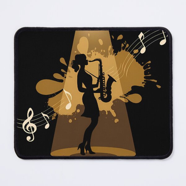 Item preview, Saxophonist in the Spotlight - International Music day designed and sold by Art-Arcade6.