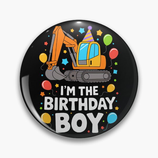 Item preview, Funny Excavator Birthday Boy Bday Boys Girls Kids designed and sold by rafaeltto.