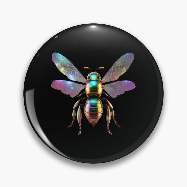 Item preview, Colorful Metallic Bee designed and sold by Roanemermaid.