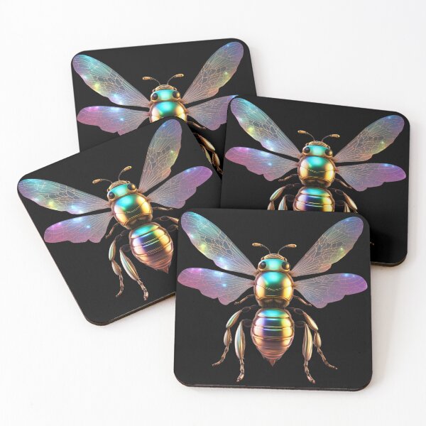 Item preview, Colorful Metallic Bee designed and sold by Roanemermaid.