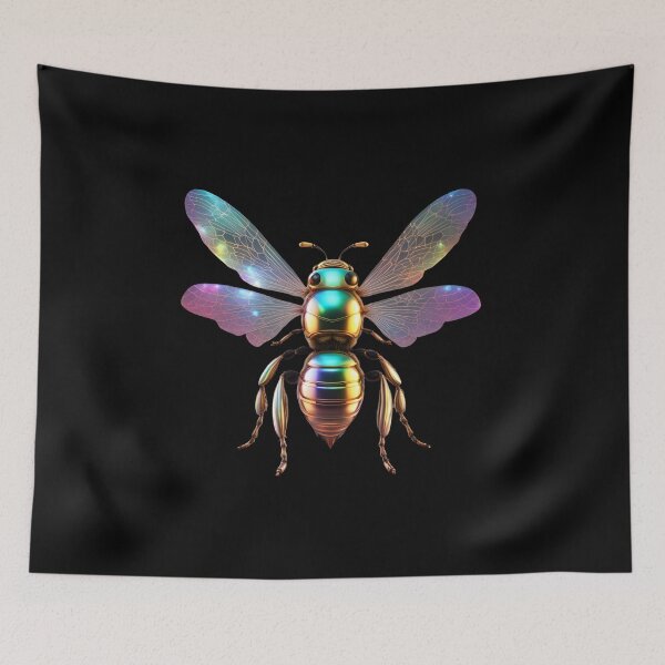 Item preview, Colorful Metallic Bee designed and sold by Roanemermaid.