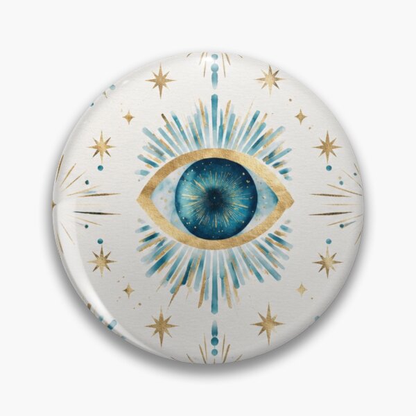 Item preview, Radiant Evil Eye Watercolor Pattern designed and sold by Ioanna-Studio.