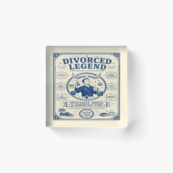 Item preview, Divorced The Legend Has Retired designed and sold by 89shirts.