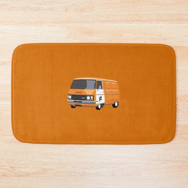Item preview, P&T Posts and Telegraphs Orange Dodge Van designed and sold by Omra Creative.