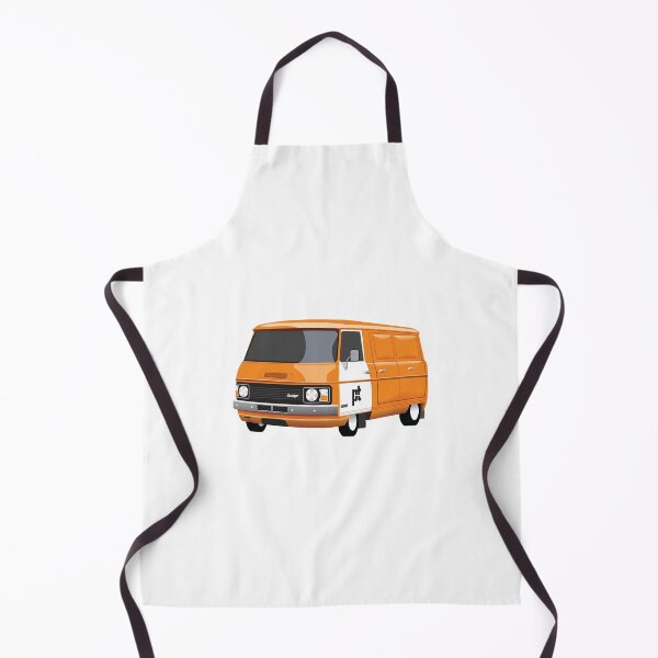 Item preview, P&T Posts and Telegraphs Orange Dodge Van designed and sold by Omra Creative.