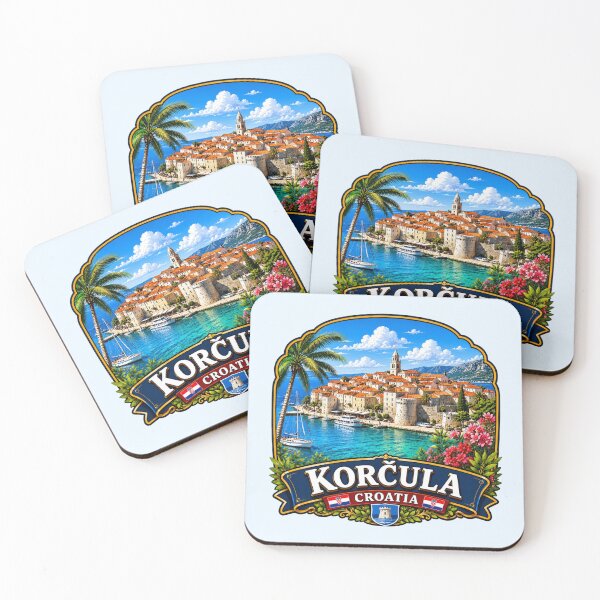 Item preview, Korčula, Croatia - Medieval Island Town designed and sold by Myra365Art.