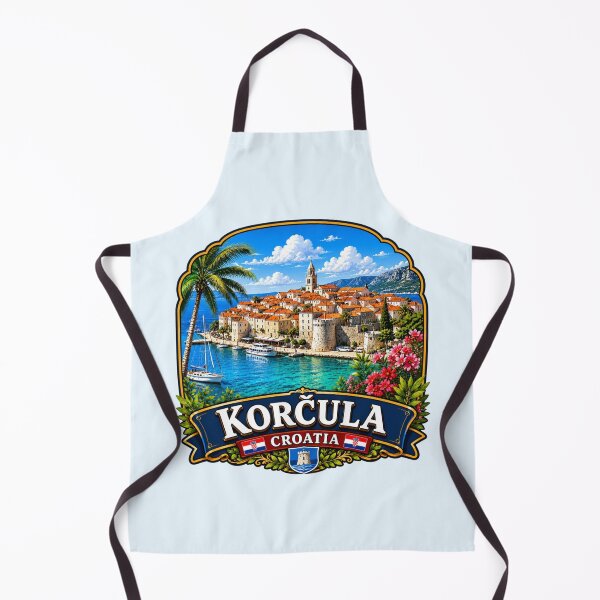 Item preview, Korčula, Croatia - Medieval Island Town designed and sold by Myra365Art.