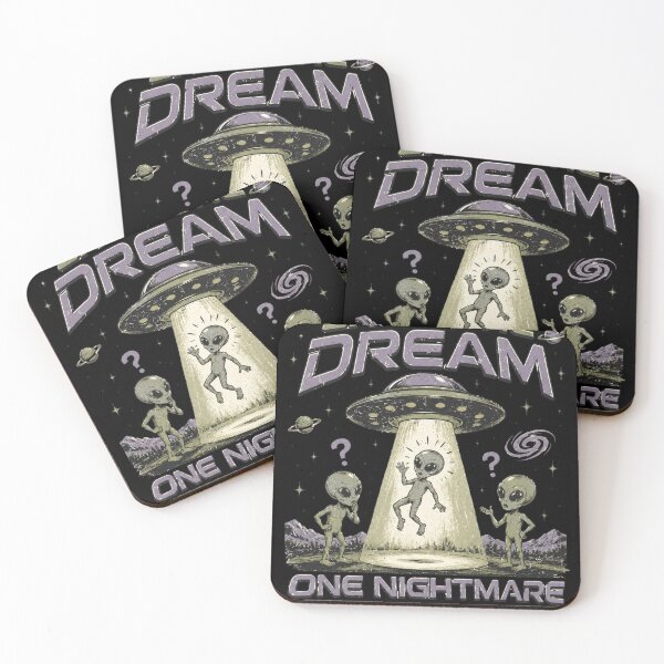 Item preview, Living The Dream One Nightmare At A Time Funny Alien Abduction designed and sold by Region.
